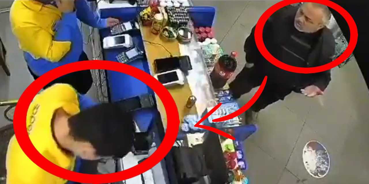 Parti yöneticisi benzincideki kasiyeri tehdit etti: Korumaya MHP'liler geldi