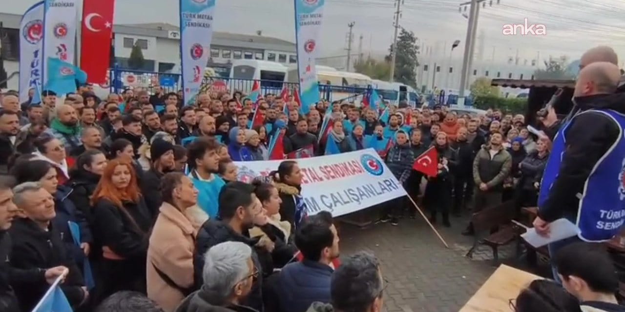 Ototirm Panel Fabrikası'nda TİS eylemi: "Sonuna kadar direneceğiz"