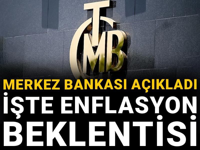 Merkez Bankası açıkladı: İşte enflasyon beklentisi