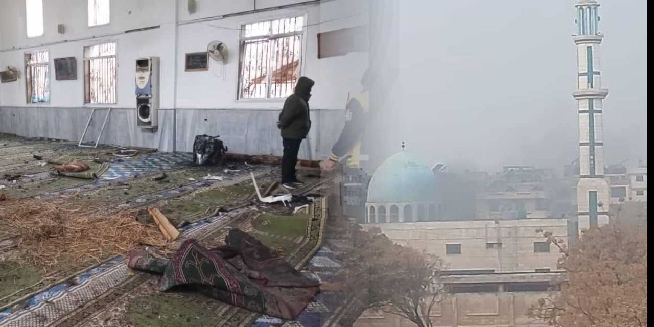 Suriye'de camide intihar saldırısı düzenlendi