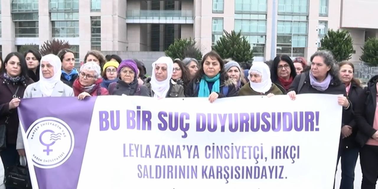 129 örgütten Leyla Zana için suç duyurusu: Kadın onuru merdiven boşluğundan değersiz değildir