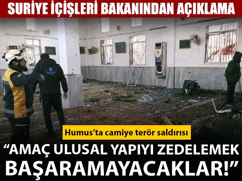 Suriye İçişleri Bakanı: Amaç ulusal dokuyu parçalamak, başaramayacaklar