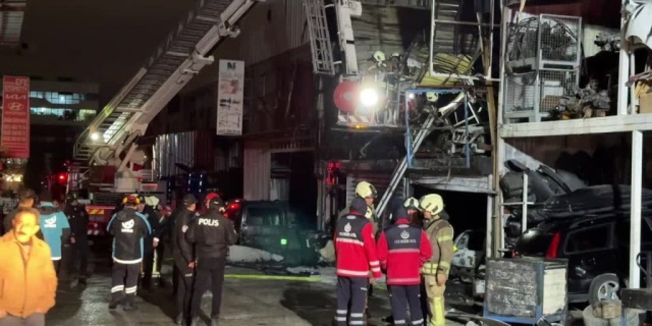 Son Dakika | Başakşehir'deki oto sanayi yangınında bir kişi yaşamını yitirdi