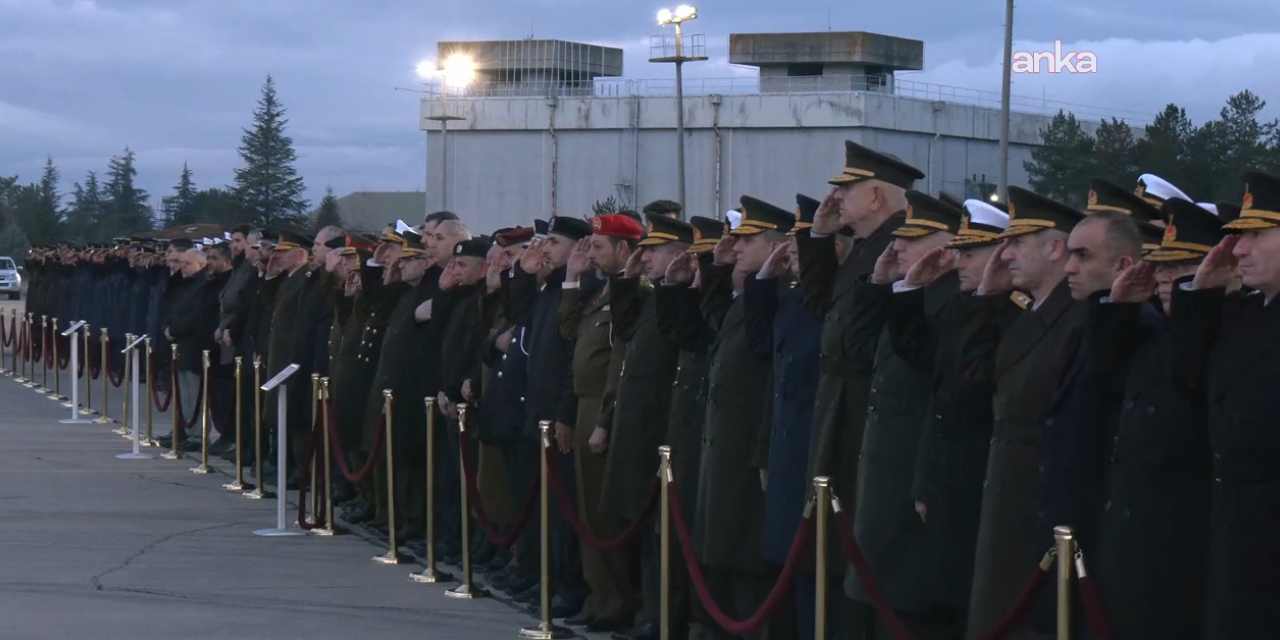 Haymana’da düşen uçaktaki yaşamını yitiren Libya heyeti için Ankara’da resmi tören