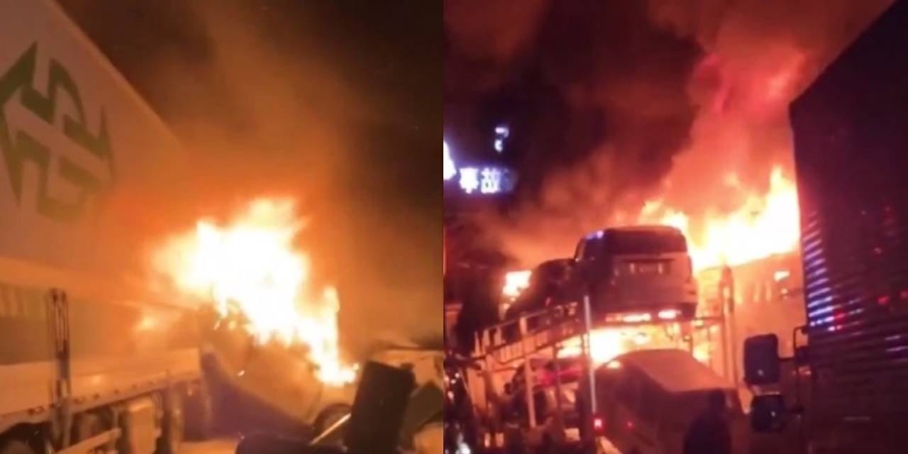 Japonya'da facia! 50 araç birbirine girdi: Ölü ve yaralılar var