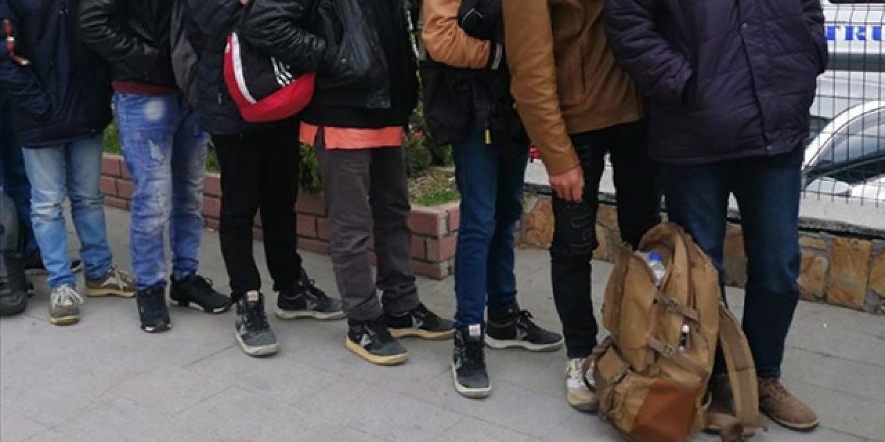 Urla’da 14’ü çocuk 39 düzensiz göçmen yakalandı