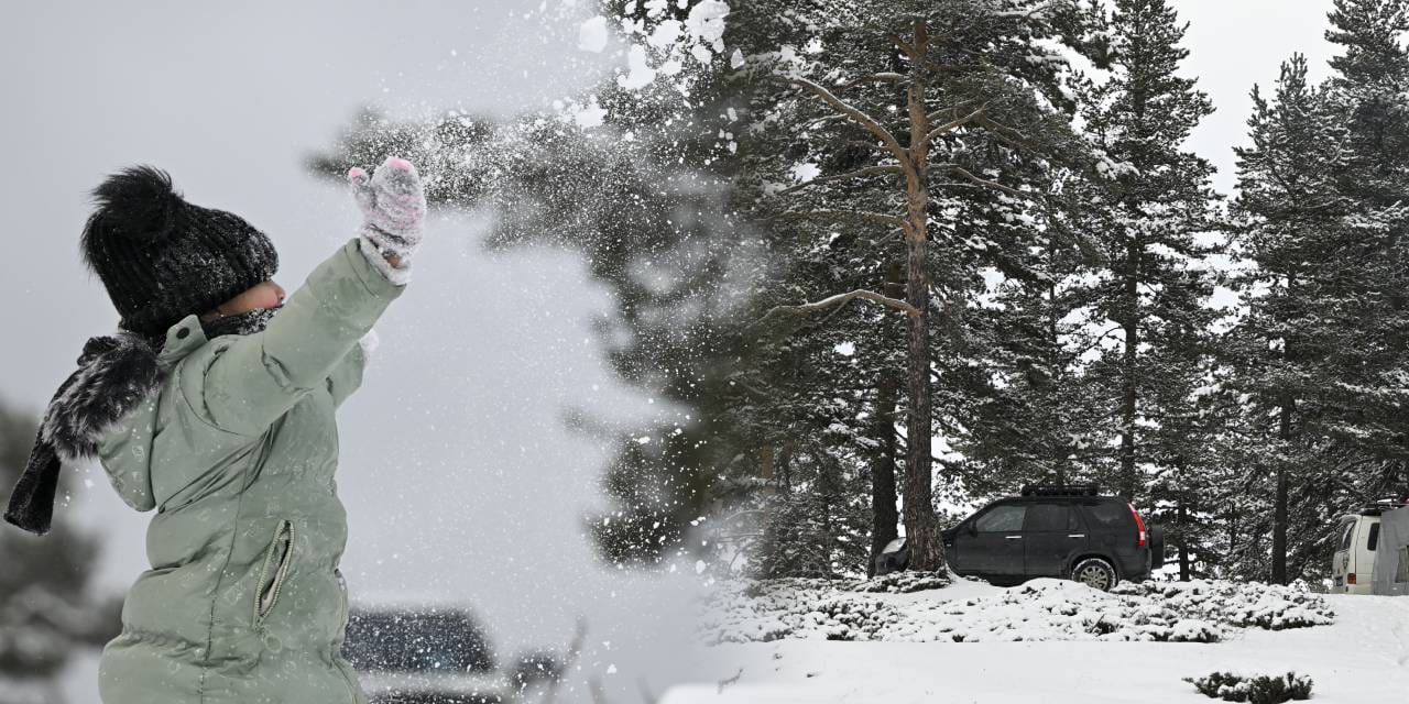 Ankara güne karla uyandı! İşte o beyaz manzara
