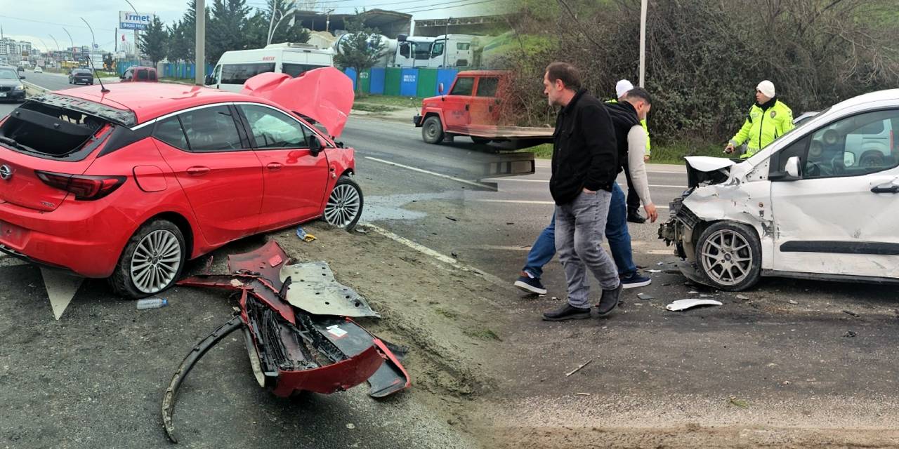 Tekirdağ'da korkunç kaza! Karşı yöne geçerek 3 araca çarptı