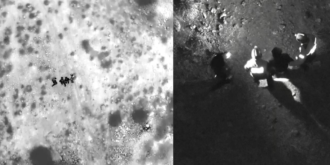 Termal kameralı dron kayıp engelli vatandaşı buldu