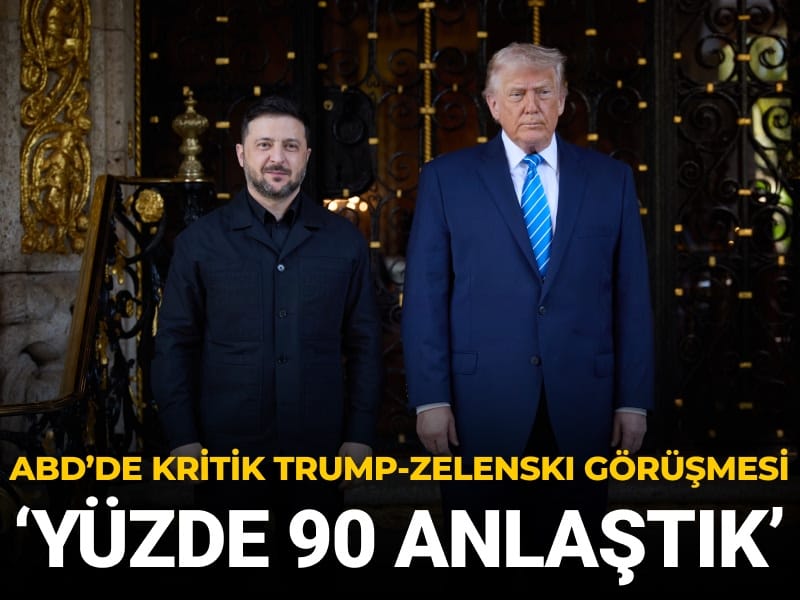 ABD'de kritik Trump-Zelenski görüşmesi: Yüzde 90 anlaştık