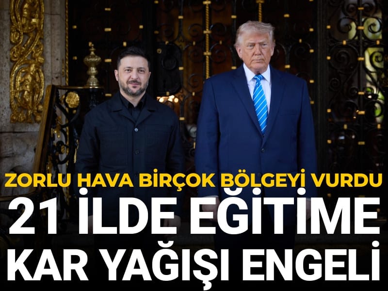 Kar yağışı eğitimi vurdu: Birçok ilde okullar tatil edildi