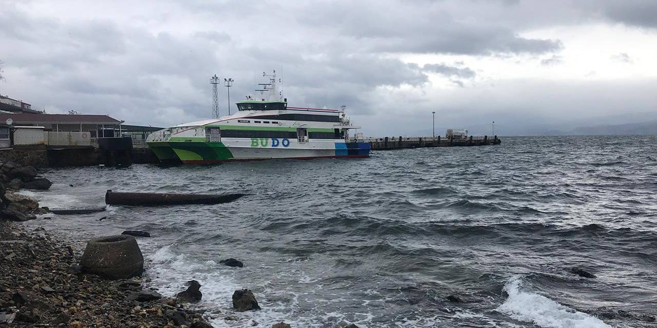 BUDO seferlerine fırtına engeli!