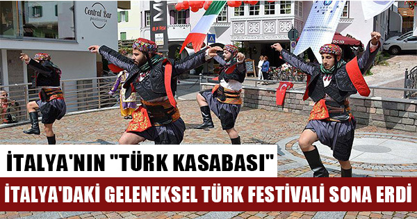 İtalya'daki geleneksel Türk Festivali sona erdi