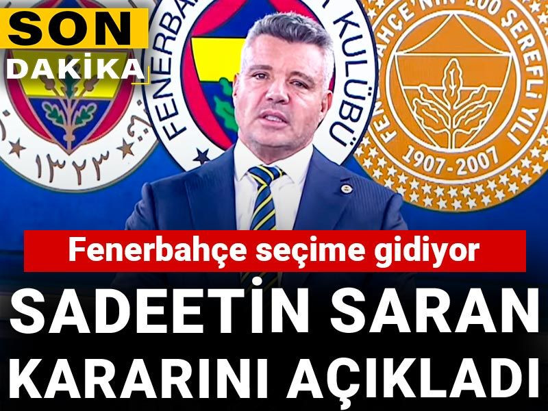 Sadettin Saran canlı yayında kararını açıkladı