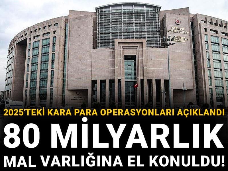 Başsavcılık açıkladı: 80 milyarlık mal varlığına el konuldu! İşte 2025'teki kara para operasyonları...