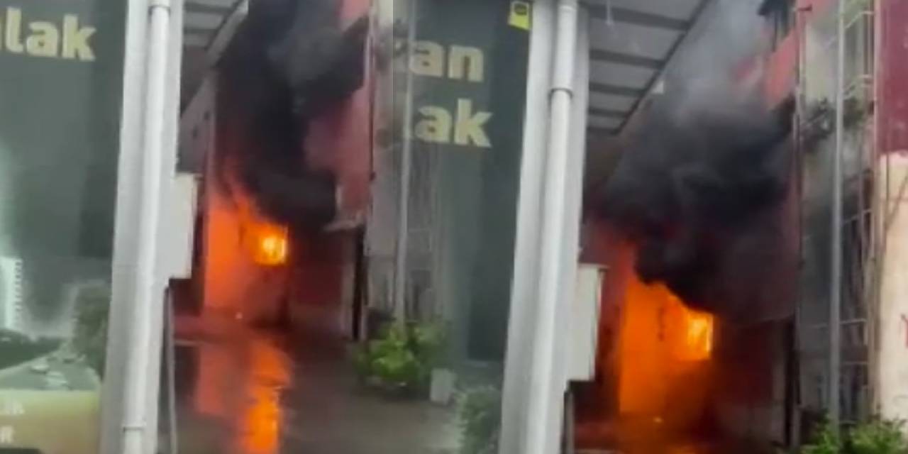 Hatay’da yangın paniği: Alevler depoyu sardı