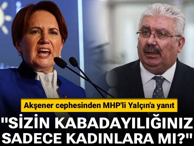 Akşener Cephesinden MHP'li Yalçın'a yanıt: Sizin kabadayılığınız sadece kadınlara mı?