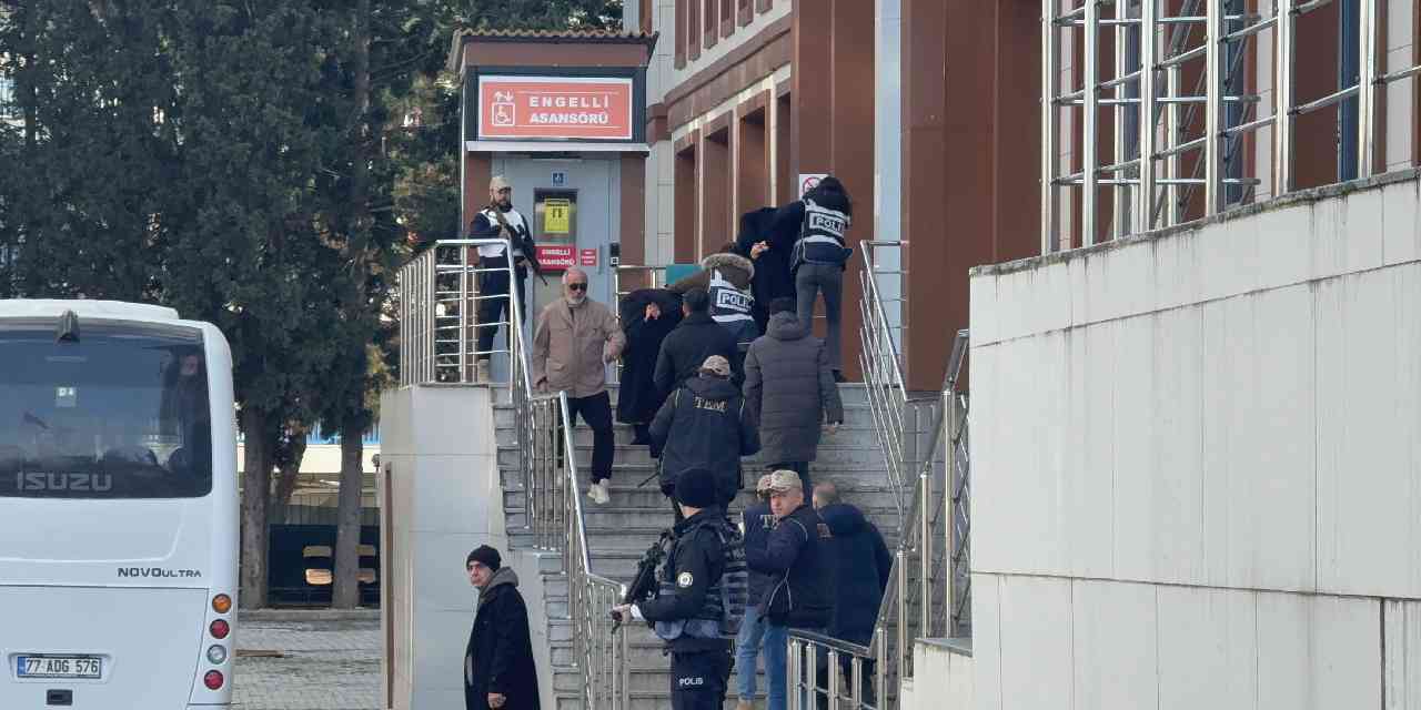 Yalova IŞİD operasyonunda yakalanan 25 kişi adliyede!