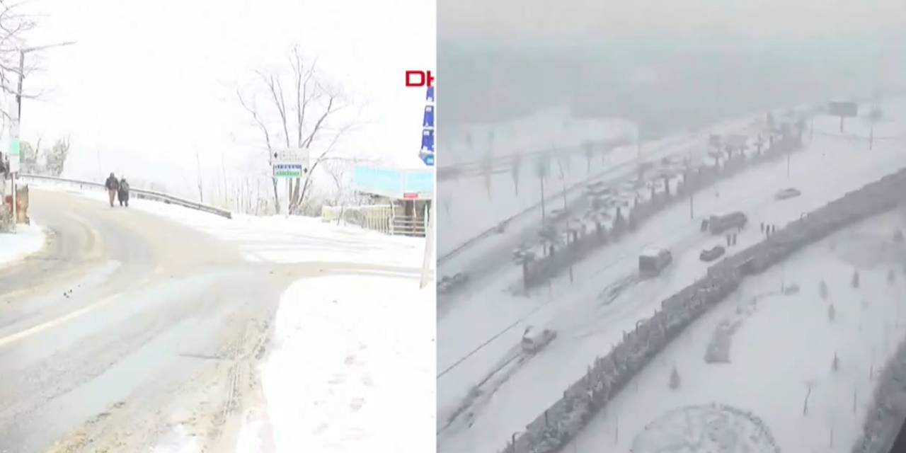 2026’nın ilk günü… İstanbul kar altında