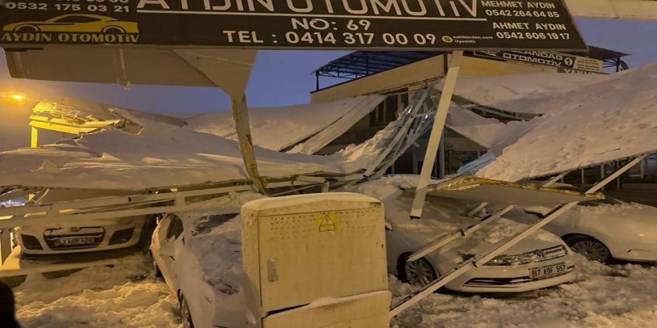 Şanlıurfa’da ağır kış bilançosu: çatılar çöktü, 67 araç hasar gördü