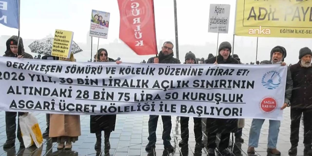 Üsküdar'da kar altında 'açlık' isyanı