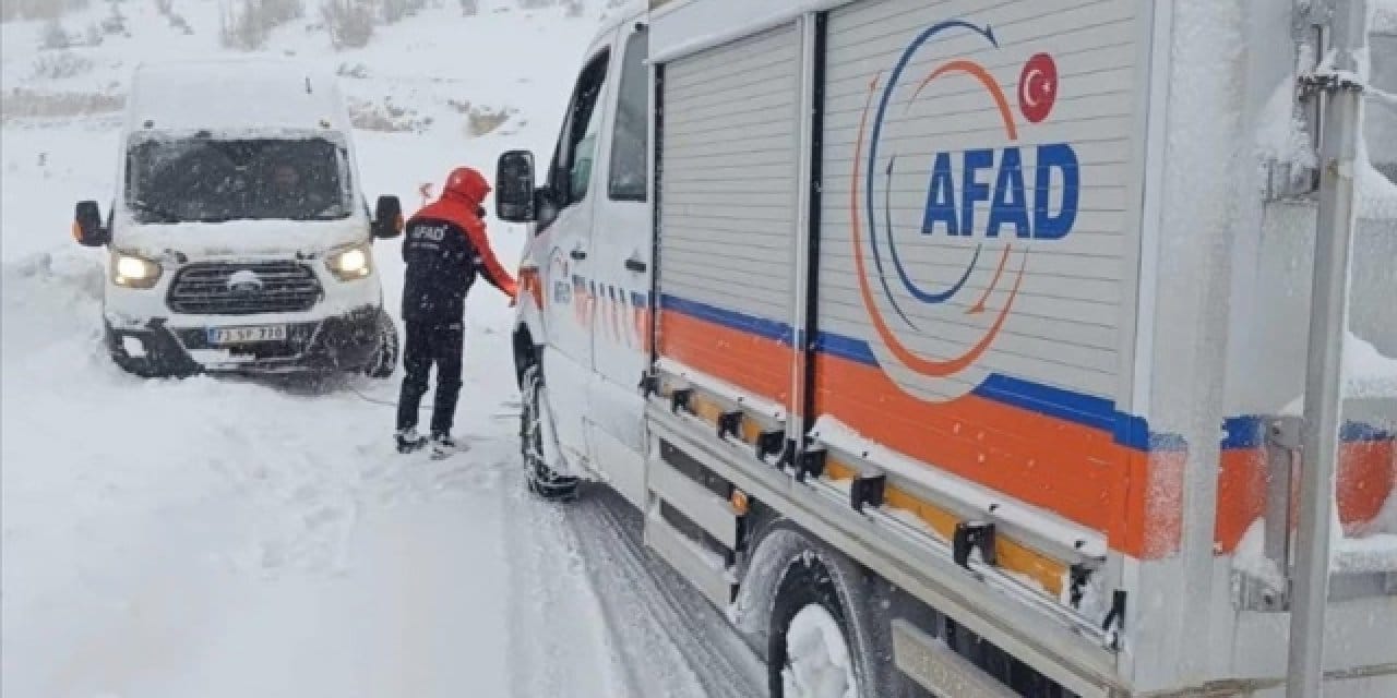 AFAD’dan karda mahsur kalanlar hakkında açıklama