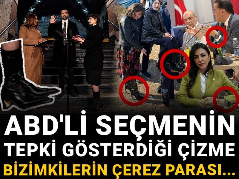 ABD'li seçmenin tepki gösterdiği çizme bizimkilerin çerez parası...
