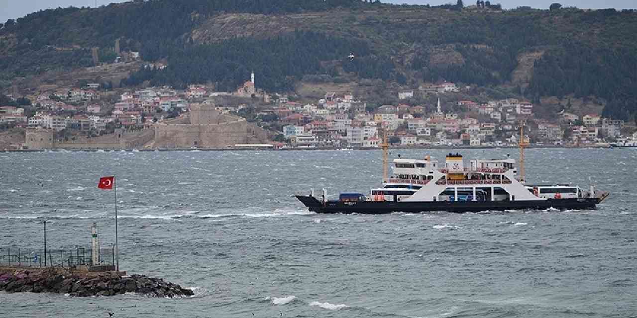 Bozcaada ve Gökçeada feribot seferleri iptal edildi!
