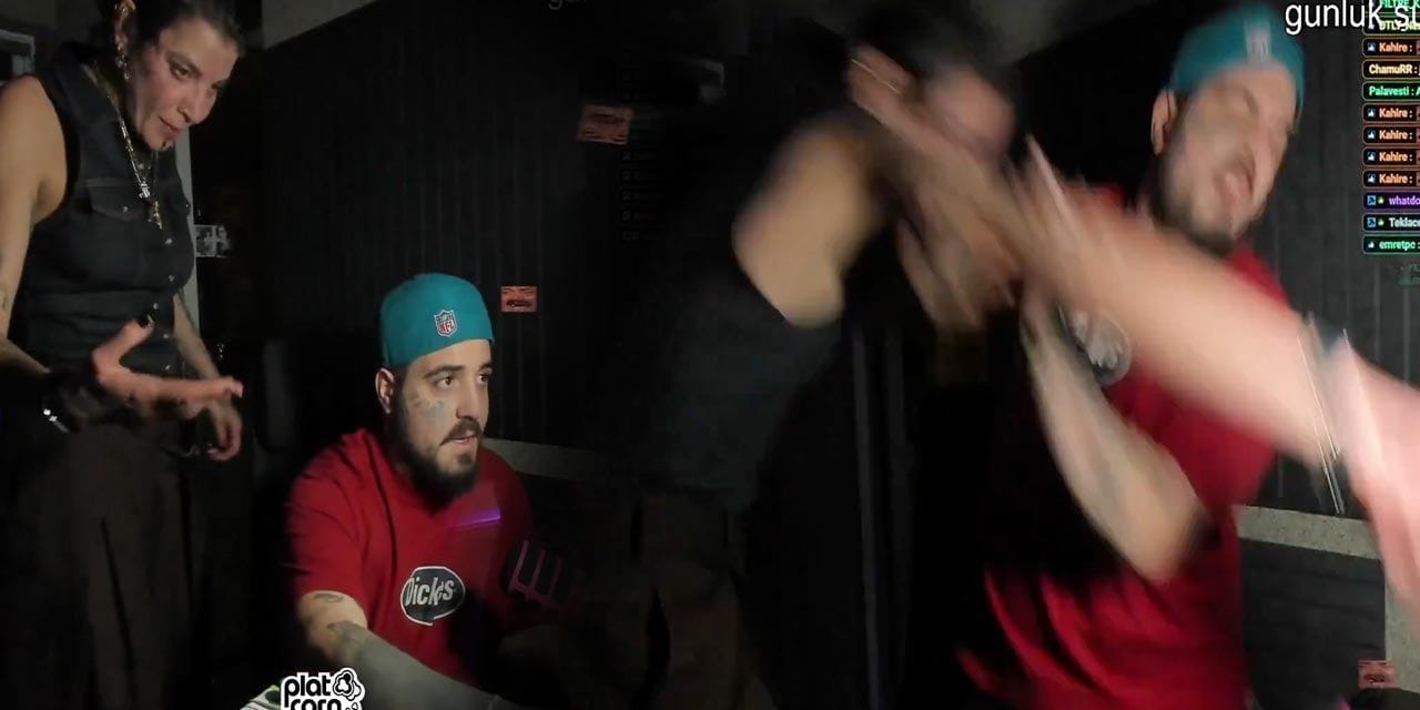 Türkiye eski güzeli ile ünlü yayıncı canlı yayında birbirine girdi!