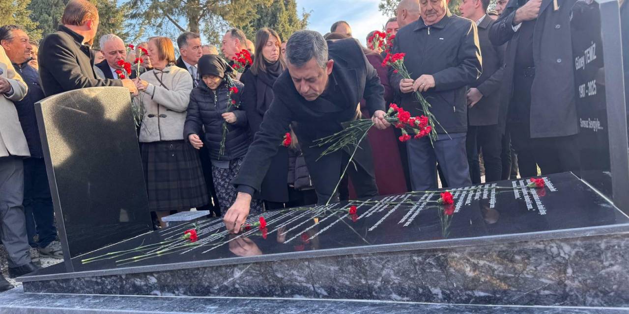 Özgür Özel'den Güney Temiz'in kabrine ziyaret
