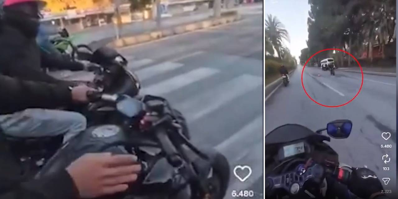 Polisin üzerine motosiklet süren 2 kişi tutuklandı