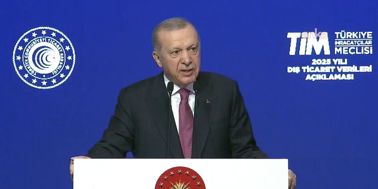 Erdoğan 'ihracatta rekor kırdık' dedi, 'Dünyaya enflasyon satıyoruz' diyen TİM Başkanı alkışladı
