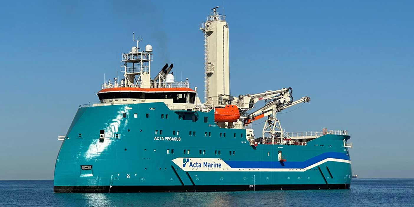 Türk yapımı dev Acta Pegasus evine doğru yola çıktı