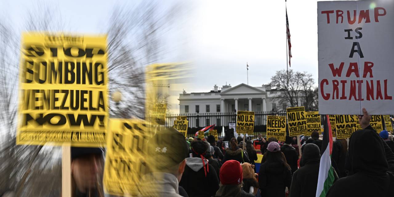 ABD'nin kalbinde Maduro protestosu!