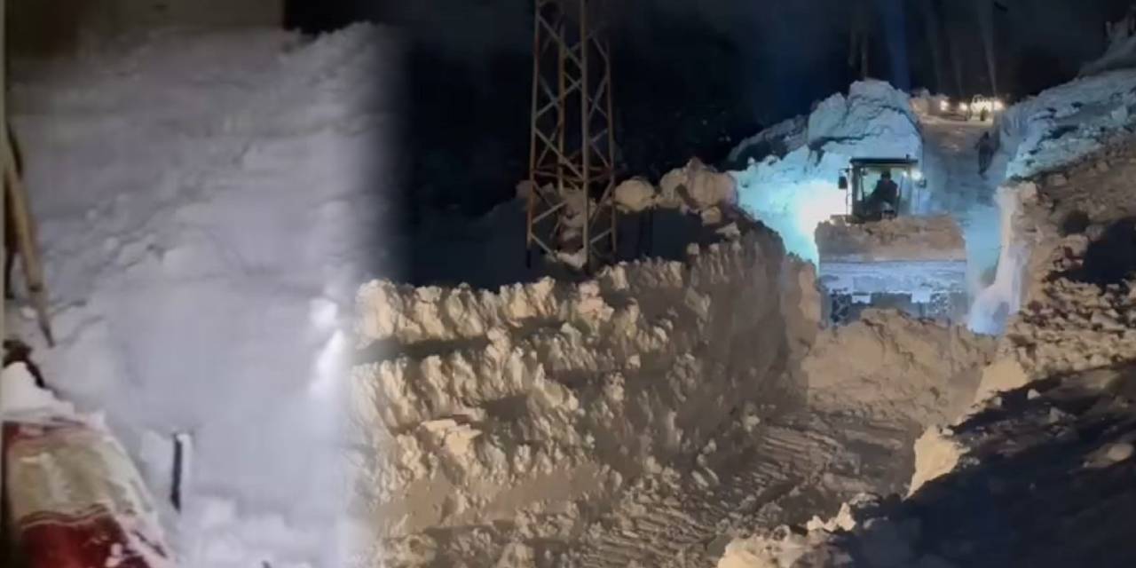 Şırnak’ta 5 kişinin yaşadığı eve çığ düştü!