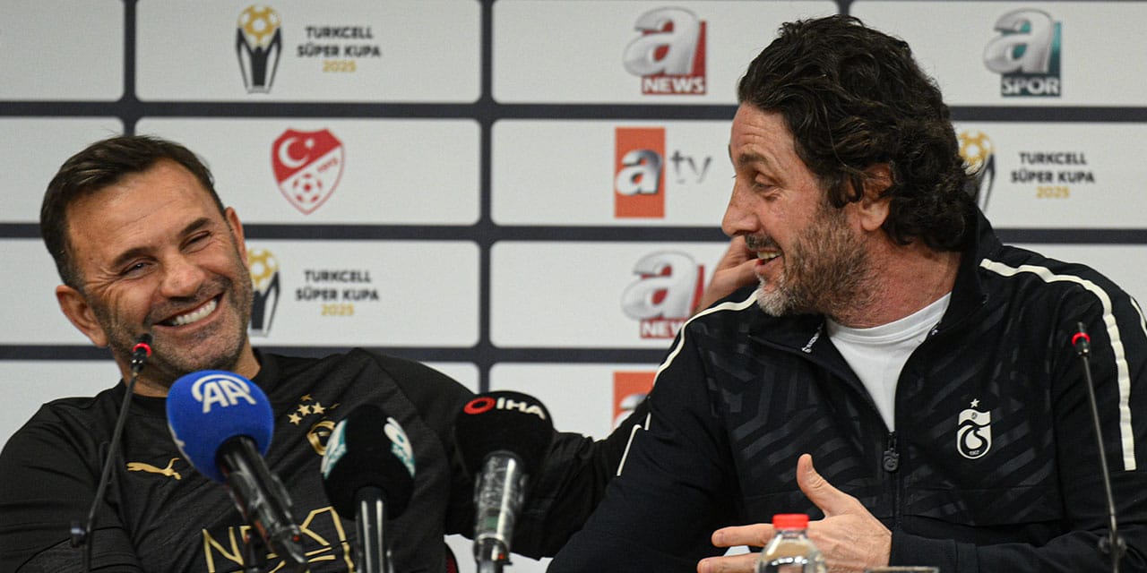 Fatih Tekke konuşurken Okan Buruk espriyi patlattı: Salonda kahkahalar yükseldi