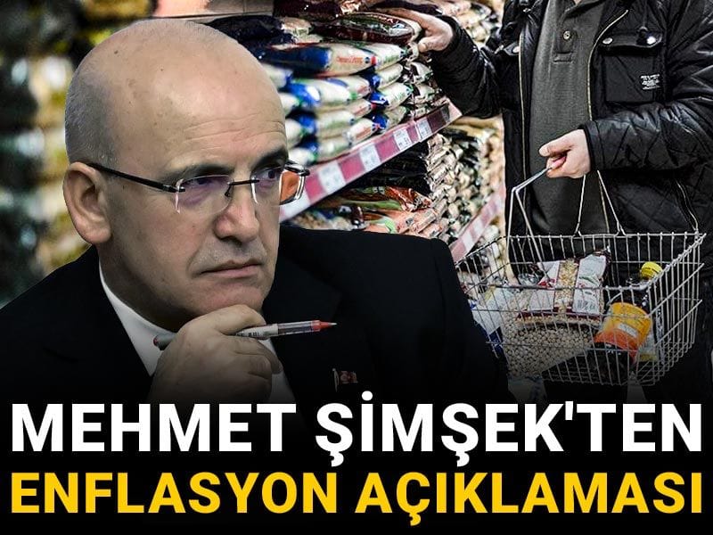 Mehmet Şimşek'ten enflasyon açıklaması