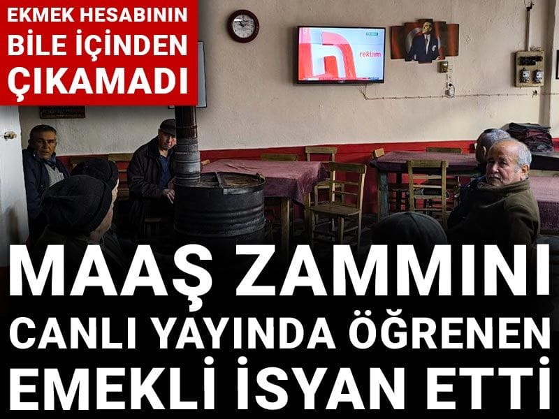 Maaş zammını canlı yayında öğrenen emekli isyan etti: Ekmek hesabının bile içinden çıkamadı