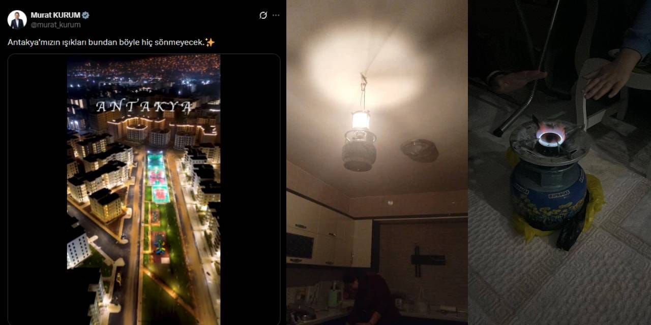 Erdoğan gitti Hatay karanlığa gömüldü! 5 gündür hem karanlık hem soğukla mücadele