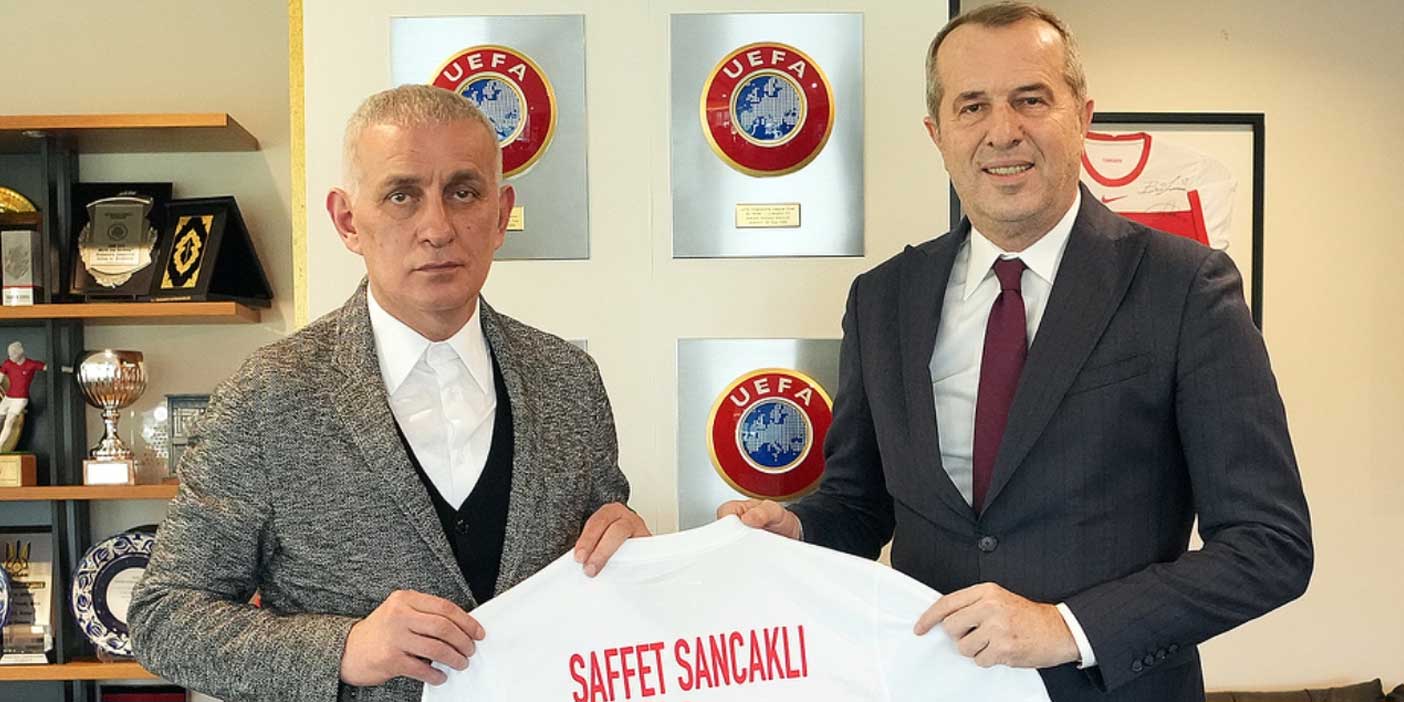 Saffet Sancaklı TFF'ye gitti