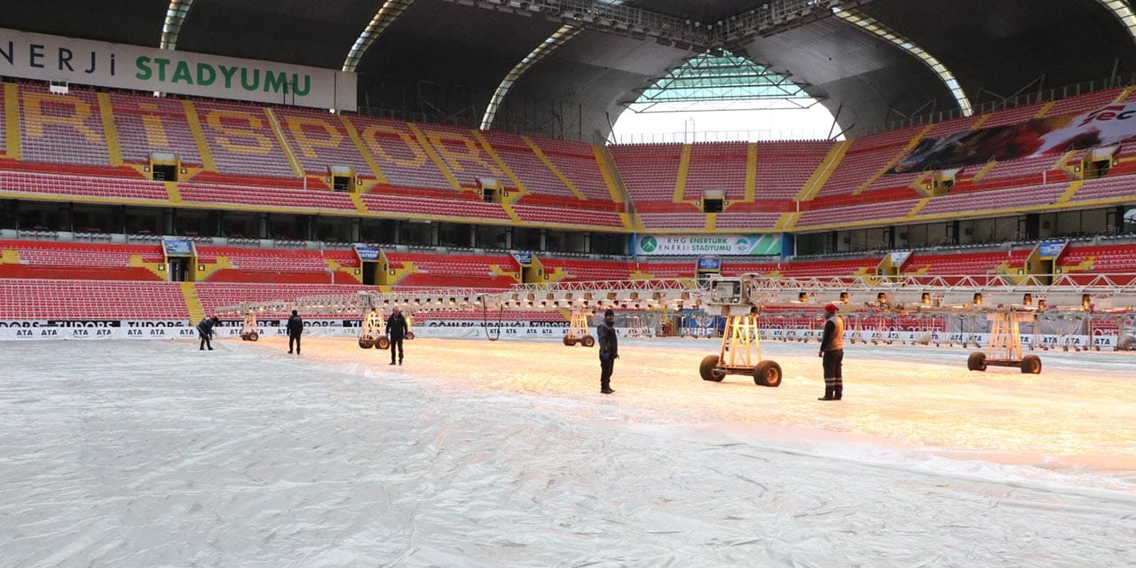 Süper Lig ekibine -17 derece şoku: Görüntüler bugün çekildi