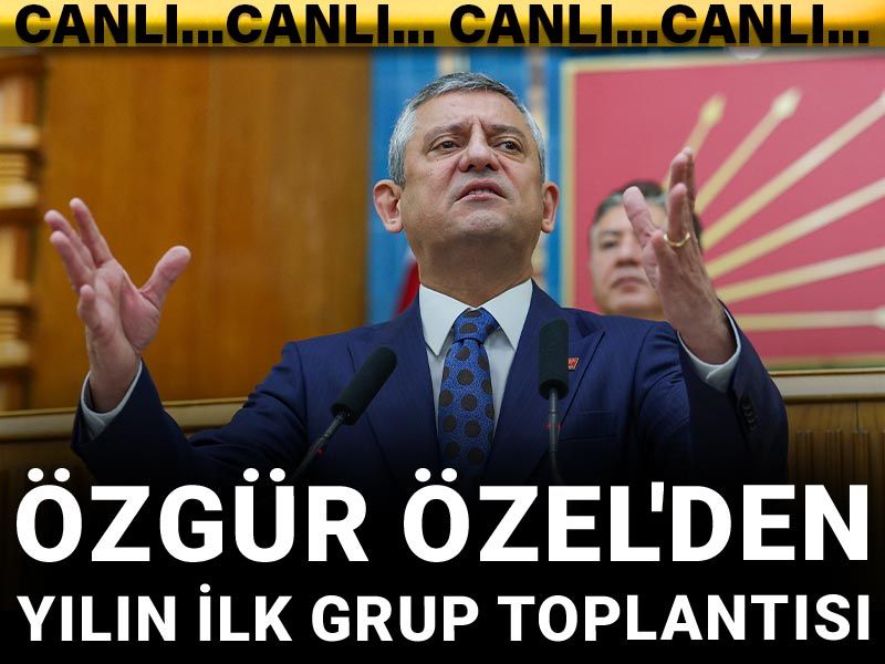 Son dakika | Özgür Özel'den yeni yılın ilk grup toplantısı