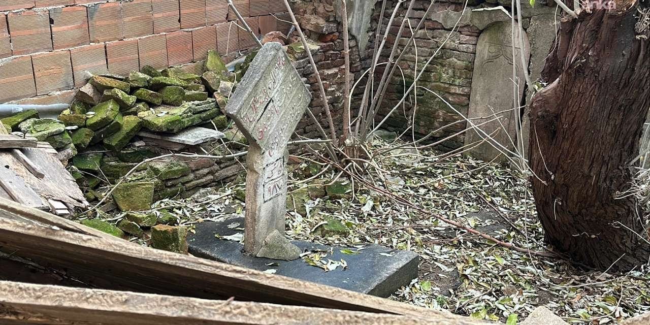 Edirne'de apartman bahçesinden 500 yıllık Osmanlı kabiri çıktı