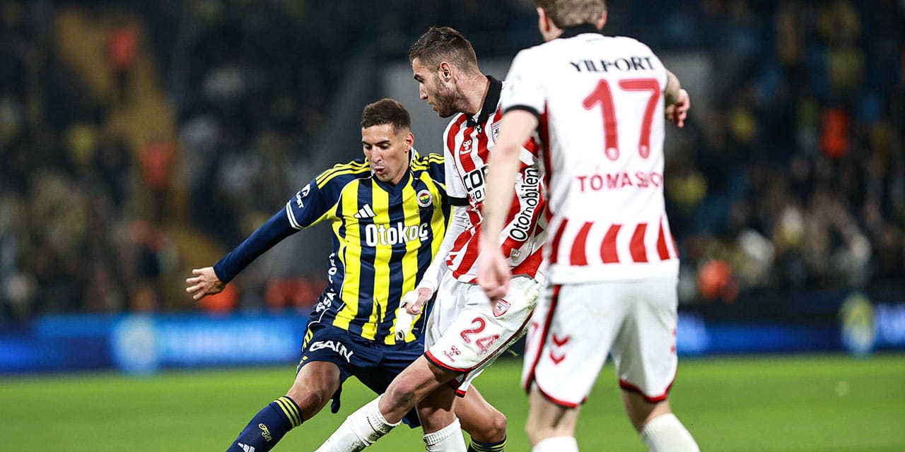 Fenerbahçe Samsunspor maçında kırmızı kart