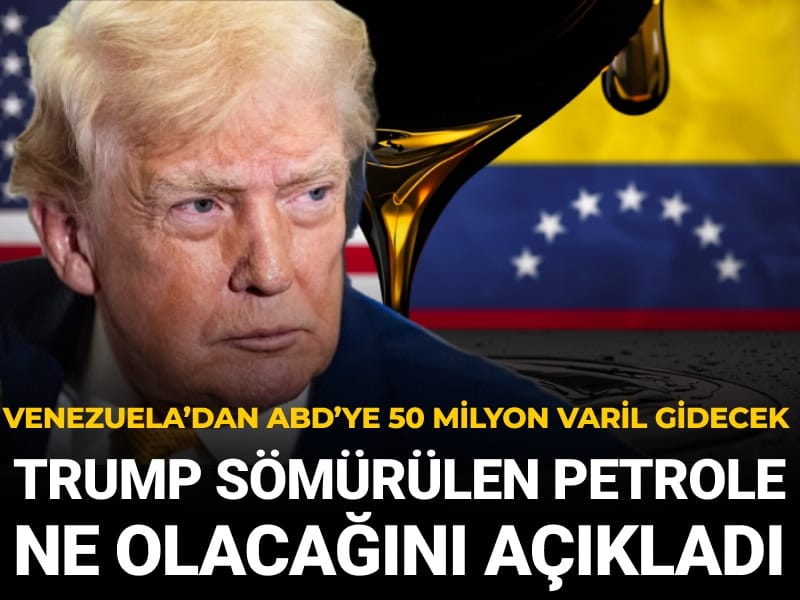 Venezuela'dan ABD'ye 50 milyon varil gidecek: Trump sömürülen petrole ne olacağını açıkladı