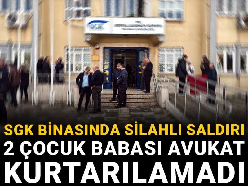 İki çocuk babası engelli SGK avukatı kurtarılamadı!