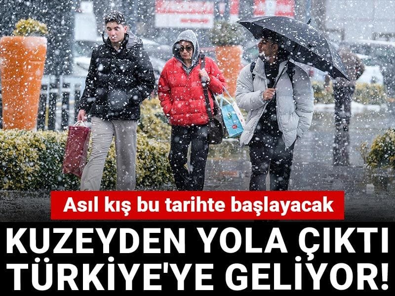 Kuzeyden yola çıktı Türkiye'ye geliyor! Asıl kış bu tarihte başlayacak