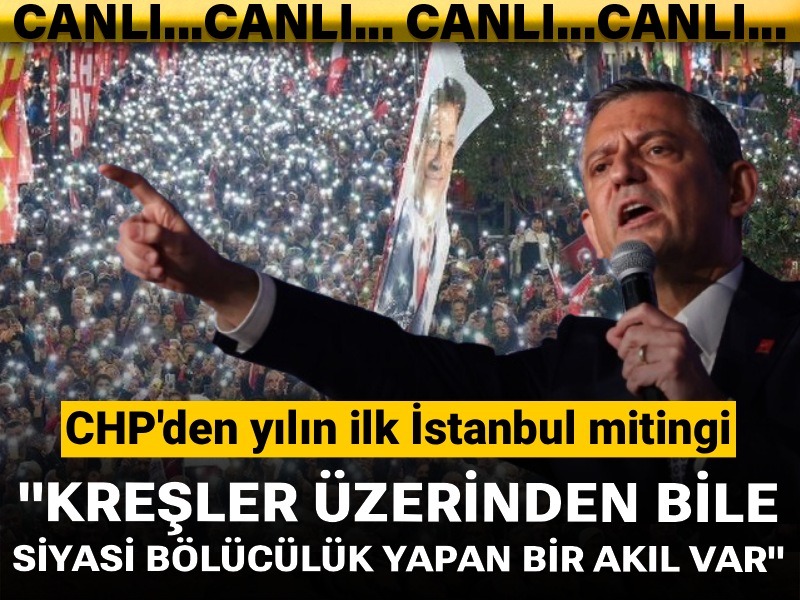 CHP'den yılın ilk İstanbul mitingi: Soğuğa rağmen on binler Beykoz'da