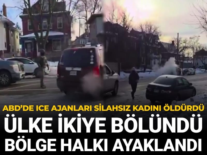 ABD’de ICE ajanları silahsız kadını öldürdü: Ülke ikiye bölündü bölge halkı ayaklandı