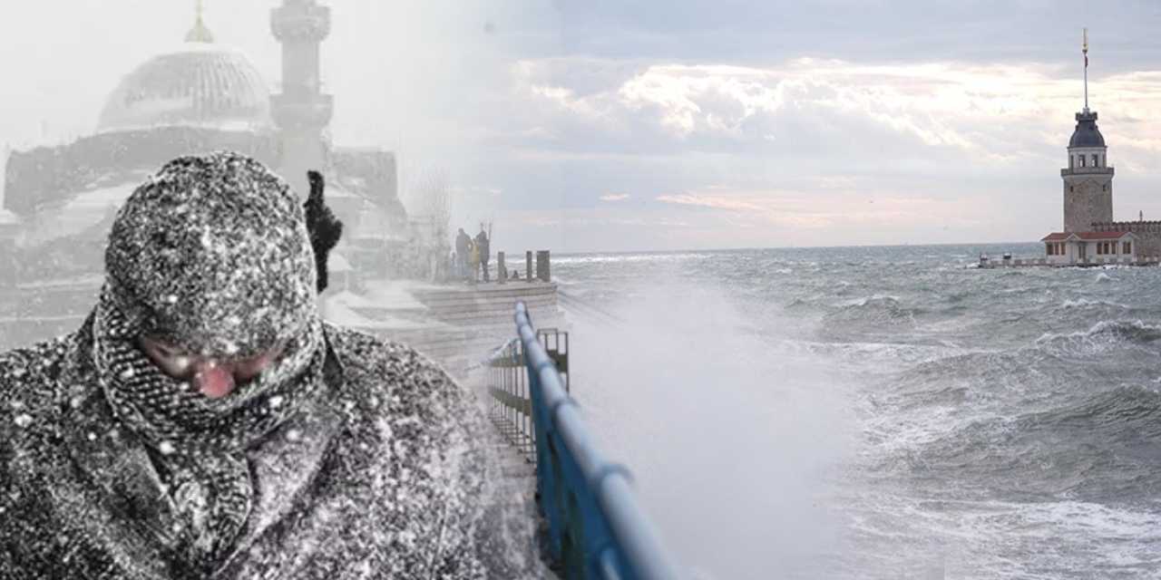 Kar bir kez daha İstanbul'a doğru yürüyor! Kritik saatler başladı: Meteorolojik harita İçişlerini de harekete geçirdi